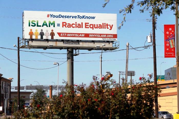 نصب بیلبوردهای اسلامی در آمریکا